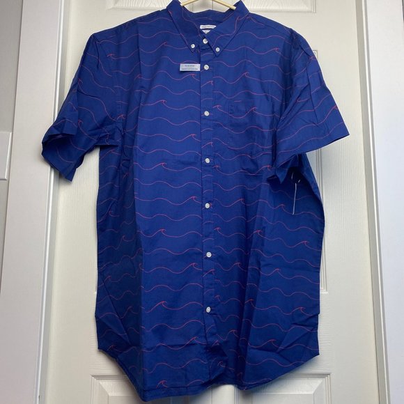 Old Navy Other - NWT Old Navy Men's The Classic Shirt Regular Fit Short Sleeve Button 3XL